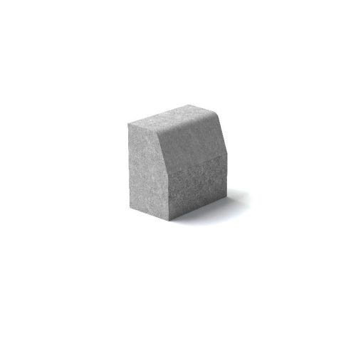 Kiemelt útszegély – 25×25×15 cm (szürke)